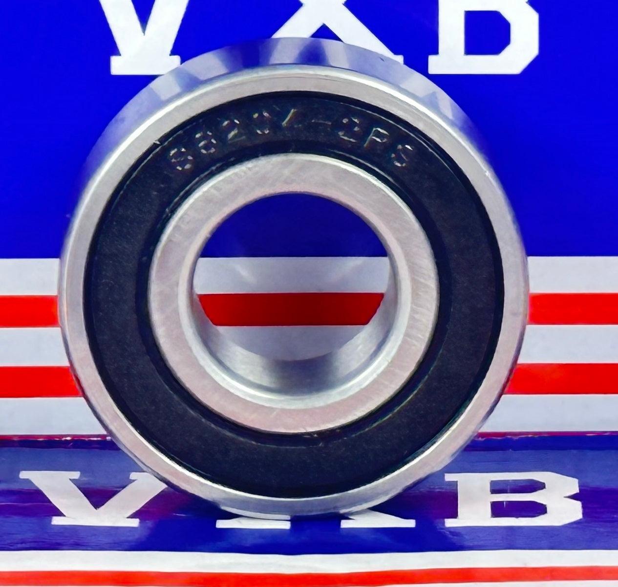 Stainless Steel 6204-2RS Bearing Sealed 20x47x14mm - fast shipping 🇺🇸