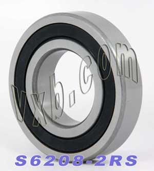 S6208-2RS Stainless Steel Bearing 40x80x18 Sealed - fast shipping 🇺🇸