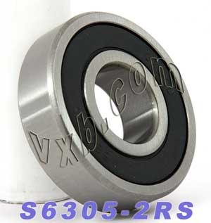 S6305-2RS Stainless Steel Bearing Sealed 25x62x17mm - fast shipping 🇺🇸