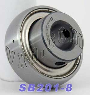 SB201-8 Bearing 1/2" Bore Insert Mounted Bearing - fast shipping 🇺🇸