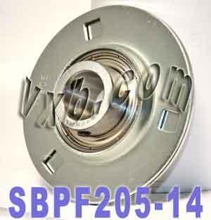 SBPF205-14 Pressed Steel Housing Bearing 3-Bolt Flanged Mounted - fast shipping 🇺🇸
