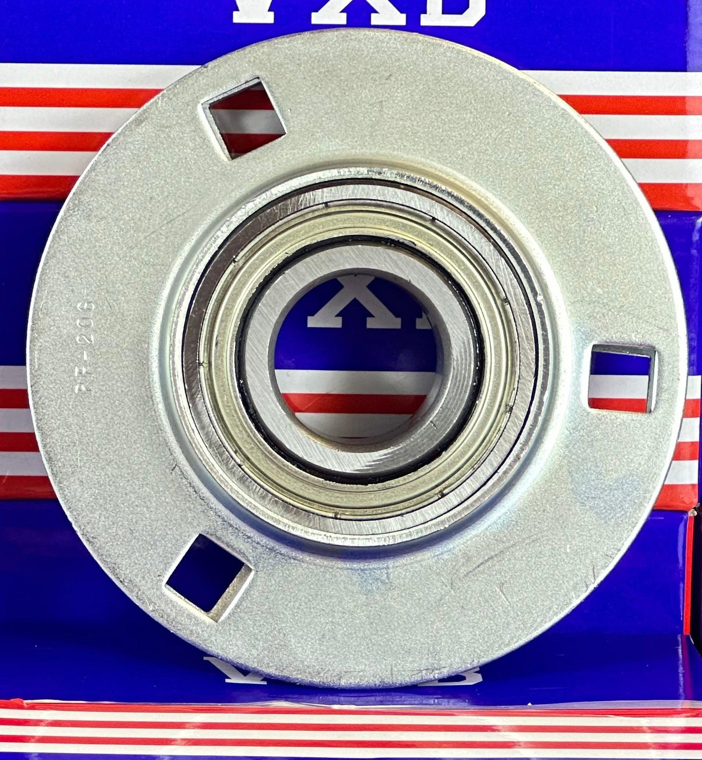 SBPF206-18 Pressed Steel Housing Bearing 3-Bolt Flanged Mounted - fast shipping 🇺🇸