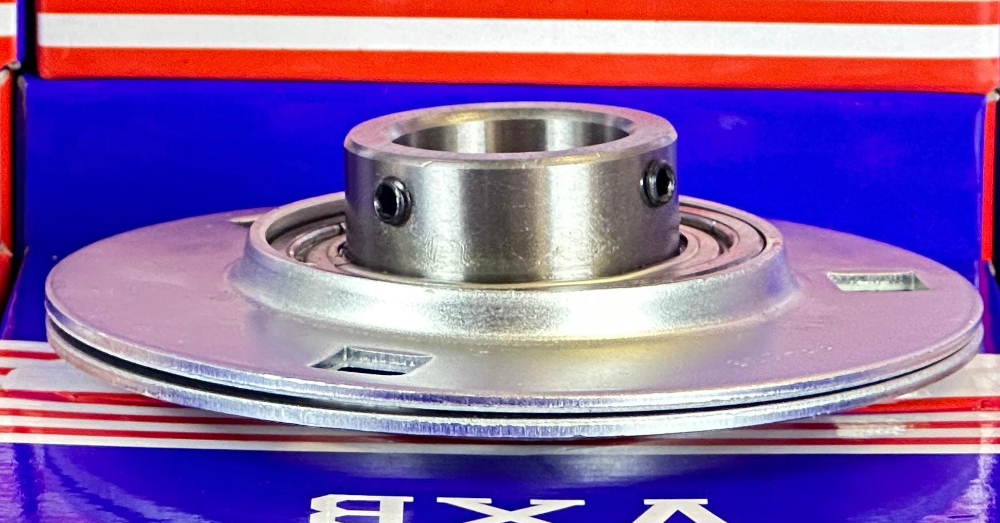SBPF206-18 Pressed Steel Housing Bearing 3-Bolt Flanged Mounted - fast shipping 🇺🇸
