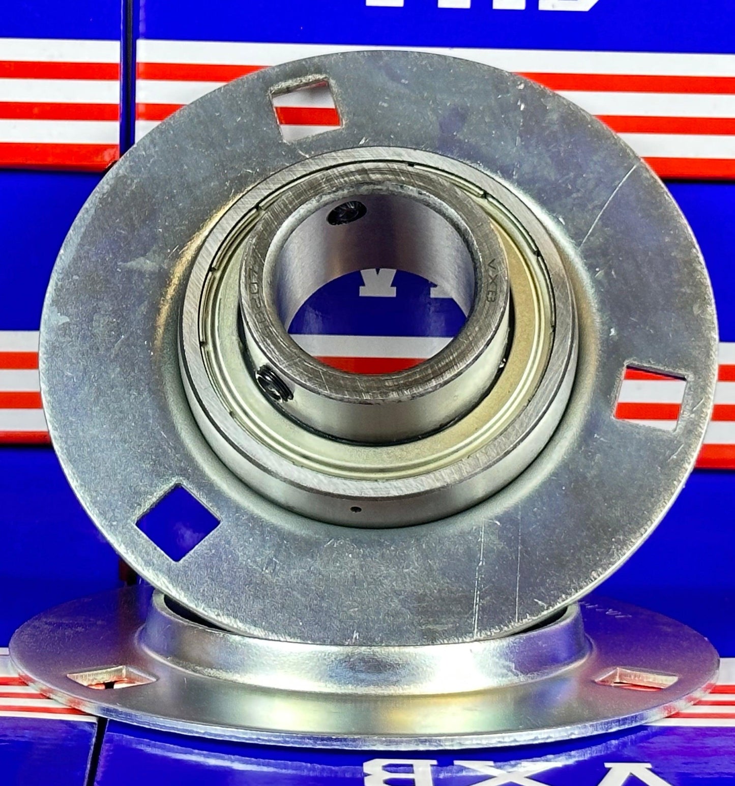SBPF207-22 Pressed Steel Housing Bearing 3-Bolt Flanged Mounted - fast shipping 🇺🇸