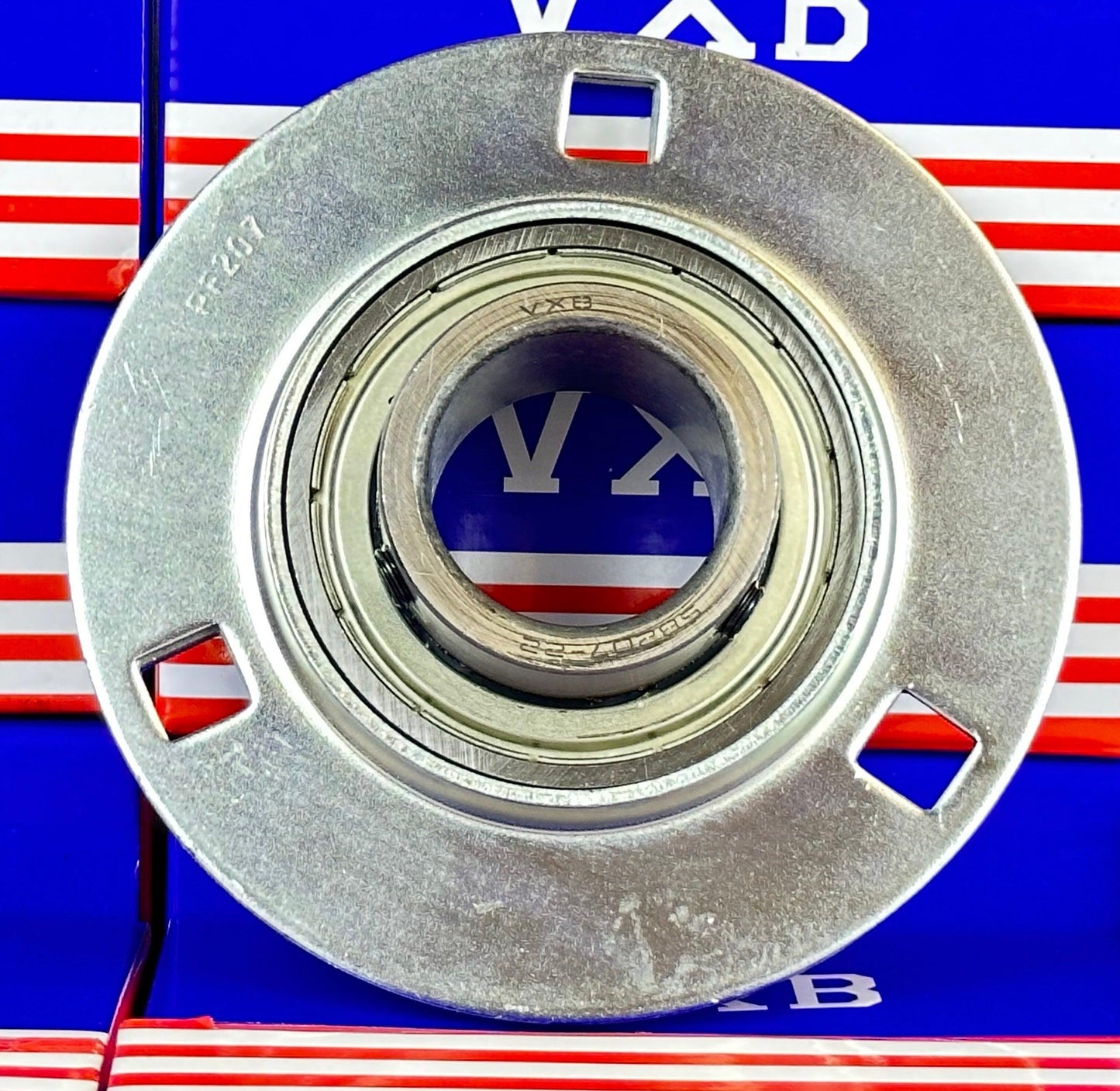 SBPF207-22 Pressed Steel Housing Bearing 3-Bolt Flanged Mounted - fast shipping 🇺🇸