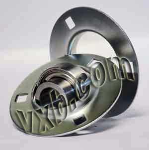 SBPF207-22 Pressed Steel Housing Bearing 3-Bolt Flanged Mounted - fast shipping 🇺🇸