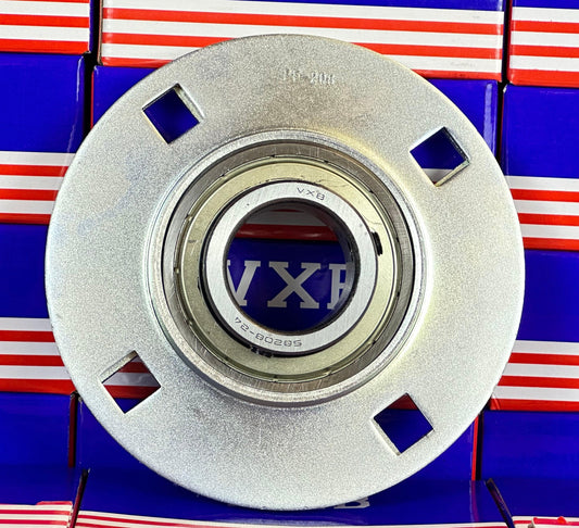 SBPF208-24 Pressed Steel Housing Bearing 4-Bolt Flanged Mounted - fast shipping 🇺🇸