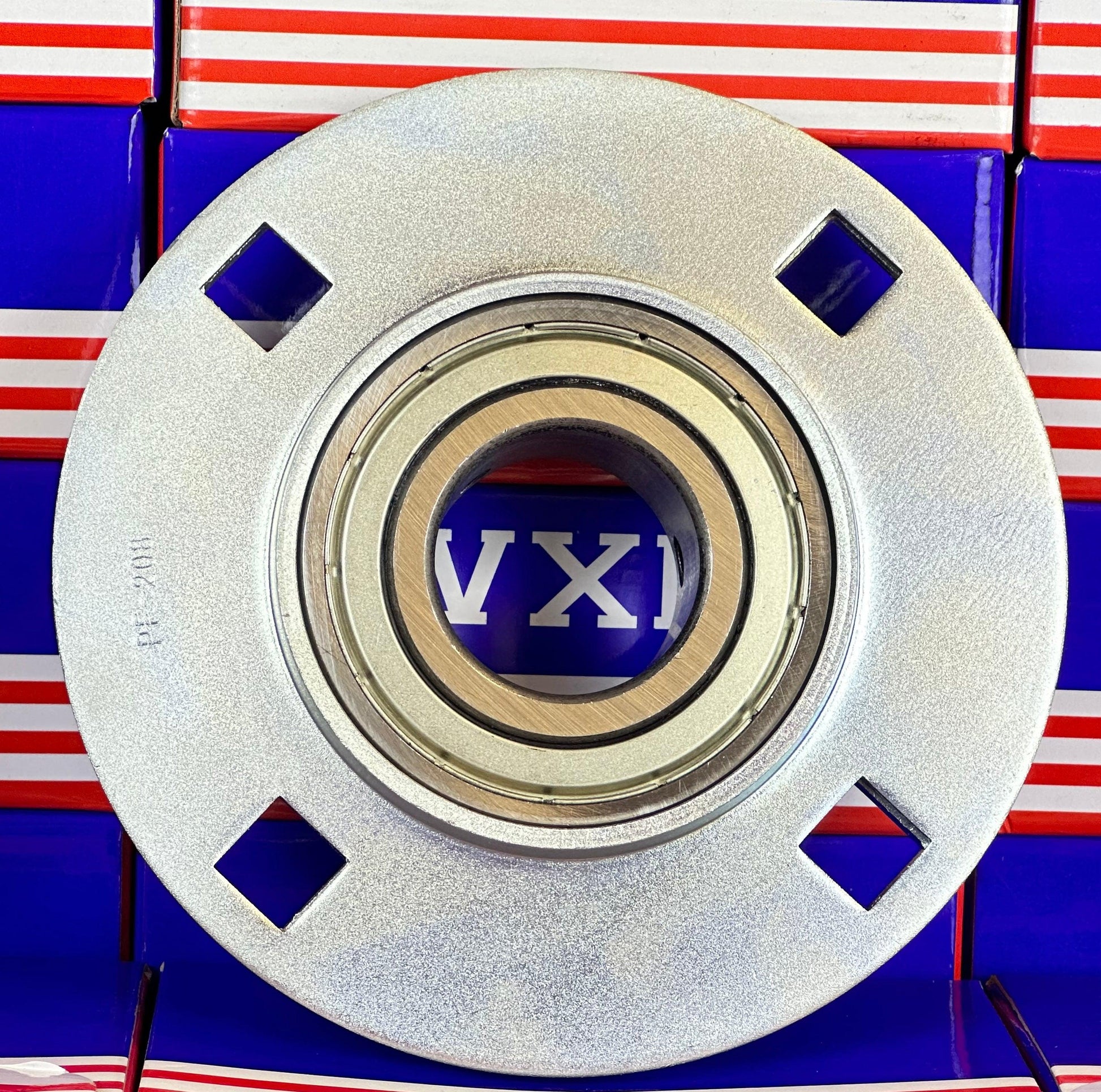SBPF208-24 Pressed Steel Housing Bearing 4-Bolt Flanged Mounted - fast shipping 🇺🇸