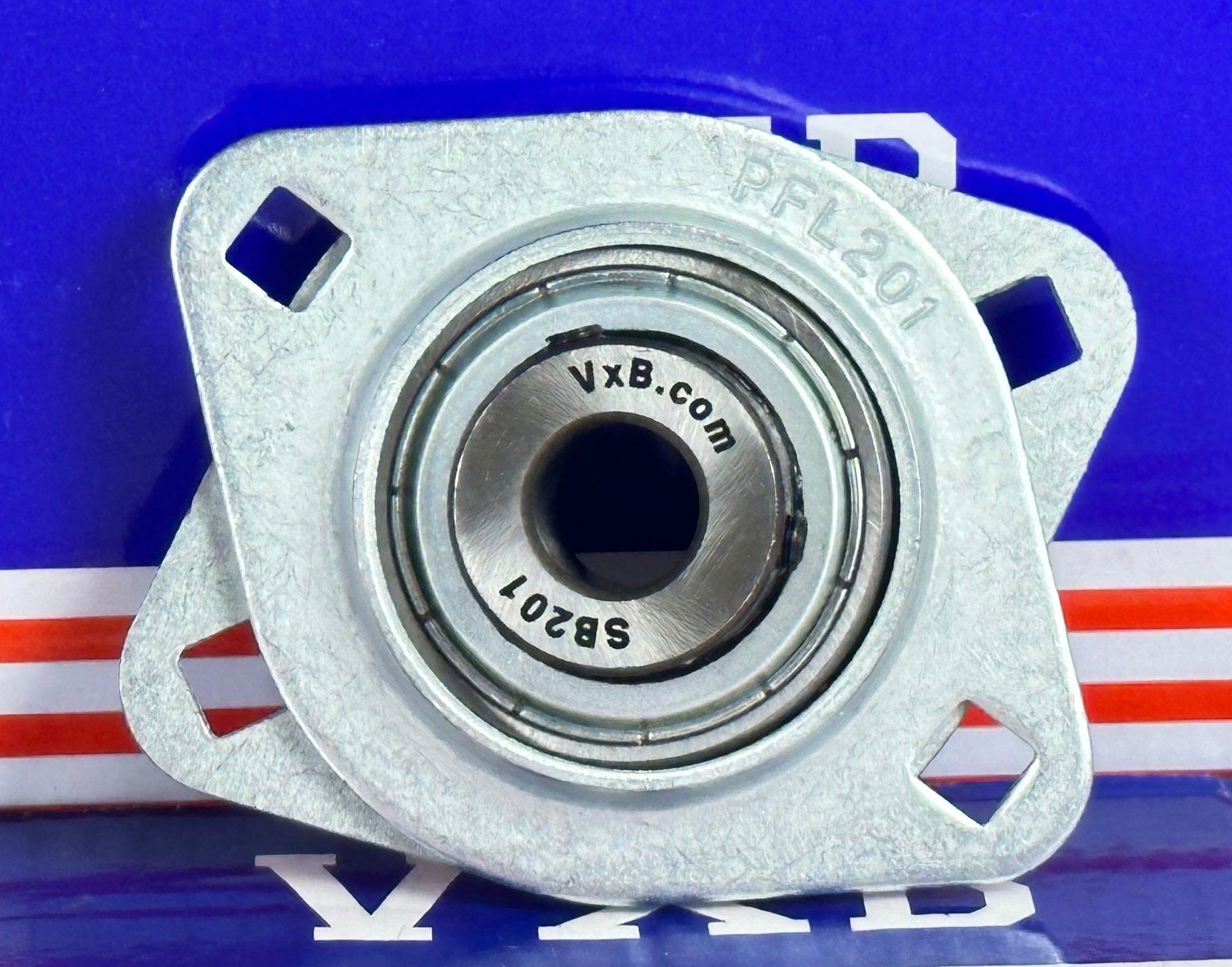 SBPFL201 12mm Stamped oval 2-Bolt Flanged Mounted Bearing - fast shipping 🇺🇸