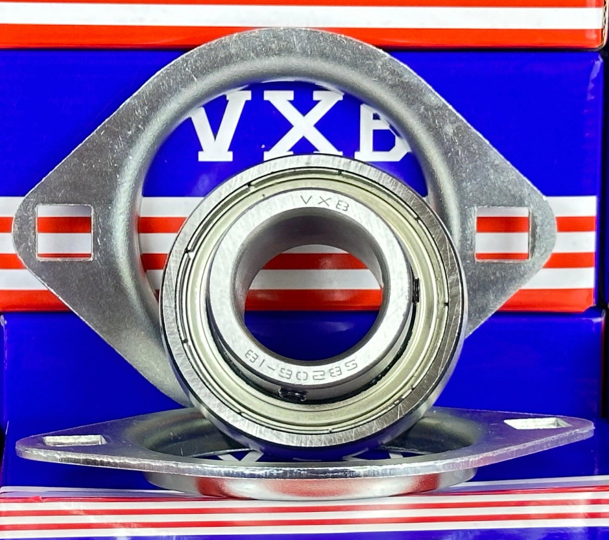 SBPFL206-18 Pressed Steel Bearing 2-Bolt 1-1/8" Flanged Mounted - fast shipping 🇺🇸