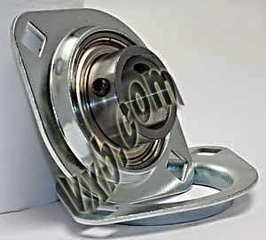 SBPFL206-18 Pressed Steel Bearing 2-Bolt 1-1/8" Flanged Mounted - fast shipping 🇺🇸