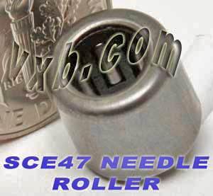 SCE47 Miniature Needle Bearing 1/4" x 7/16" x 7/16" - fast shipping 🇺🇸