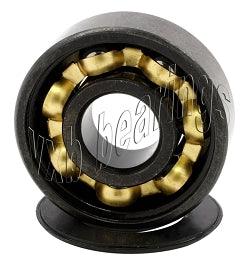 16-Pack 608B-2RS Inline Rollerblade Skate Sealed Bearings - Bronze Cage & Black Seals 8x22x7mm - fast shipping 🇺🇸