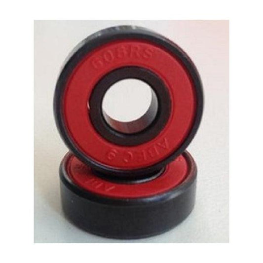 16-Pack 608B-2RS Inline/ Rollerblade Skate Sealed Bearings - Nylon Cage & Red Seals 8x22x7mm - fast shipping 🇺🇸
