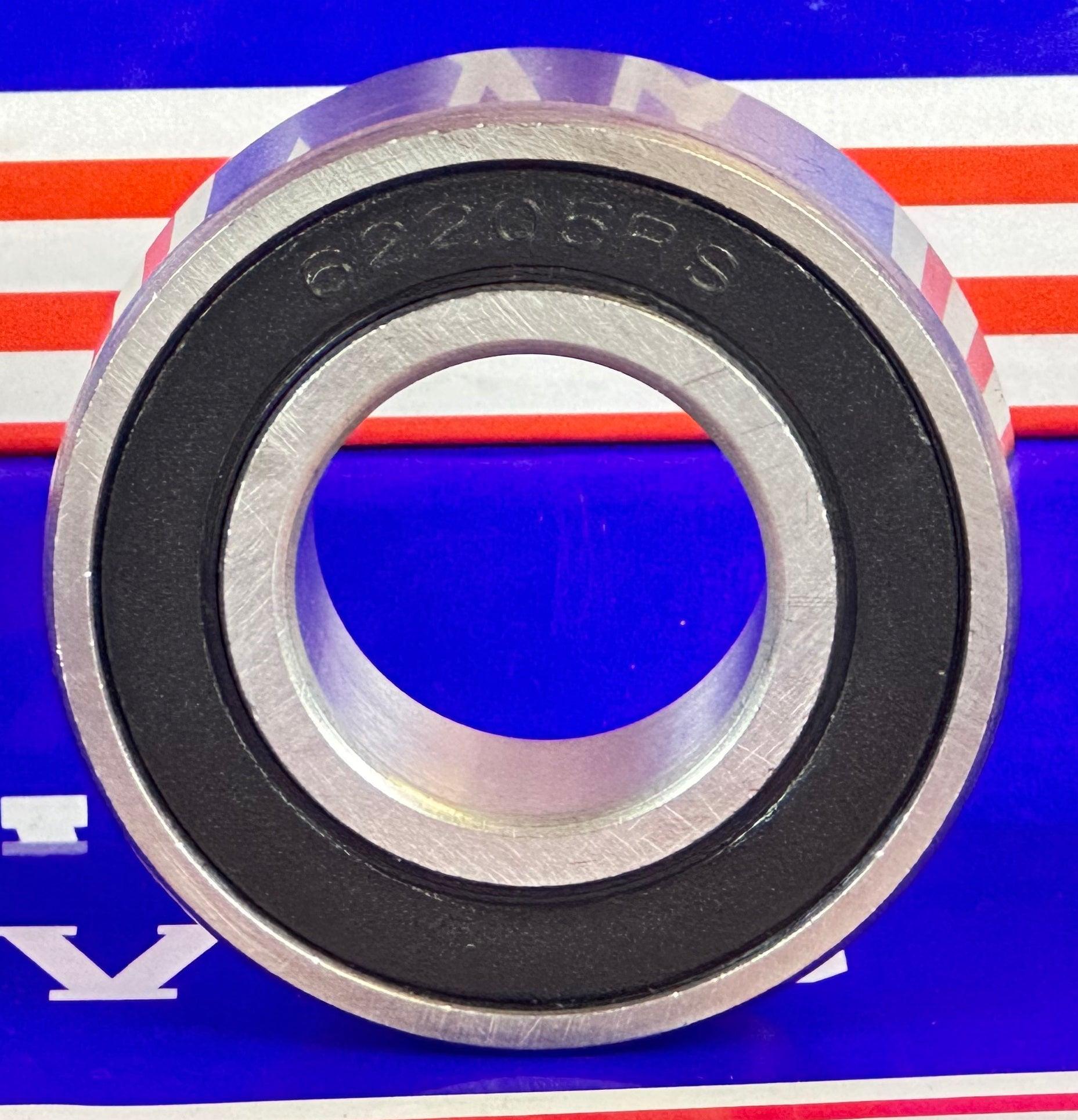 2-Pack Ball Bearings 62205-2RS 25x52x18mm - Sealed - fast shipping 🇺🇸