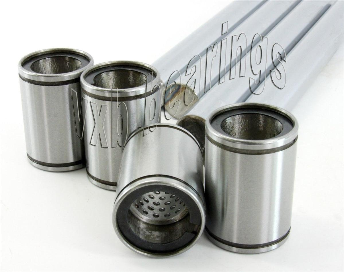 4-Pack 20mm Linear guide Shaft + Ball Bearings for Stamping Forming Dies Parts - fast shipping 🇺🇸