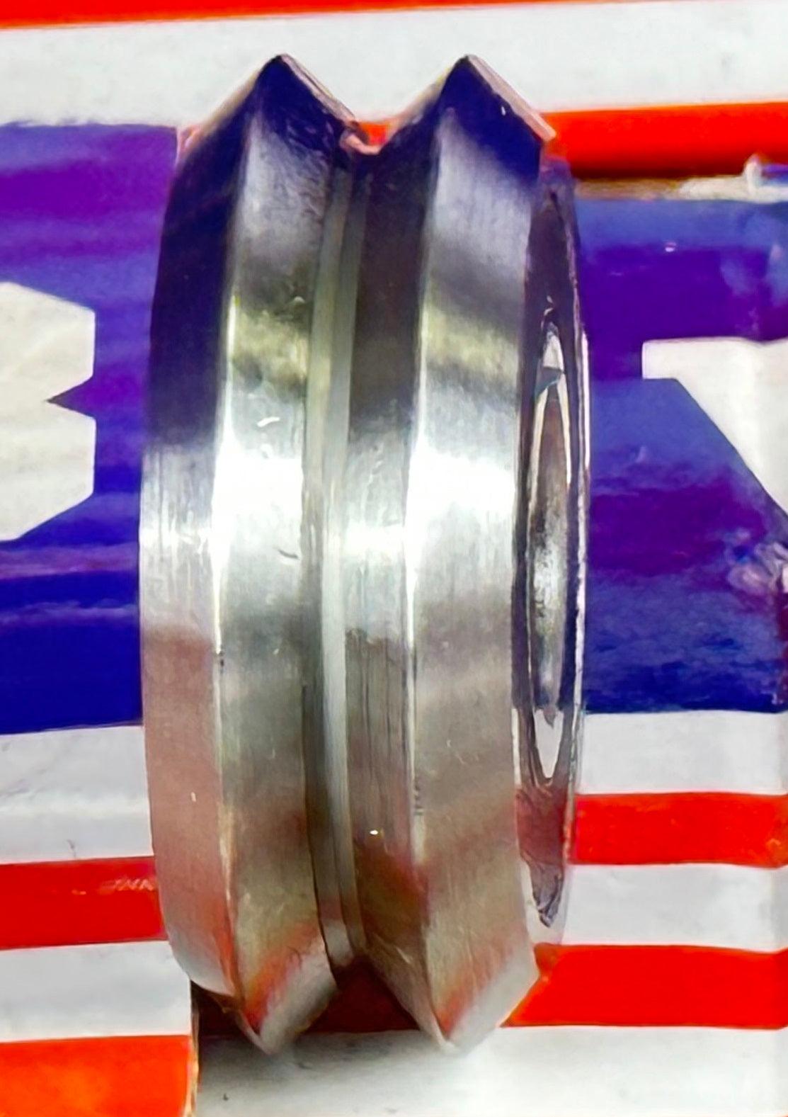 8-Pack RM2-2RS 3/8 V-Groove Guide Ball Bearings - Sealed - fast shipping 🇺🇸
