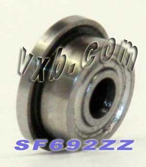 SF692ZZ Flanged Bearing Shielded Stainless Steel 2x6x3 Bearing - fast shipping 🇺🇸