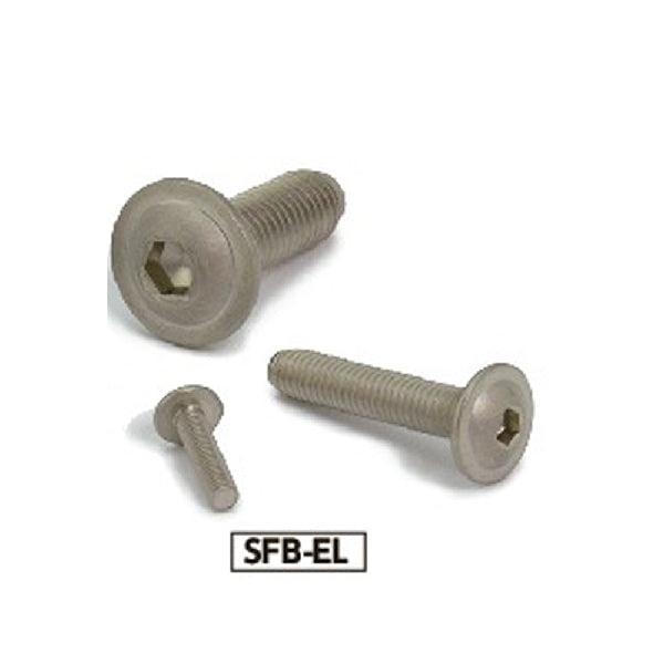 SFB-M3-6-EL NBK Electroless Nickel plating Socket Button Head Cap Screws - Flange Made in Japan Pack of 20 - fast shipping 🇺🇸