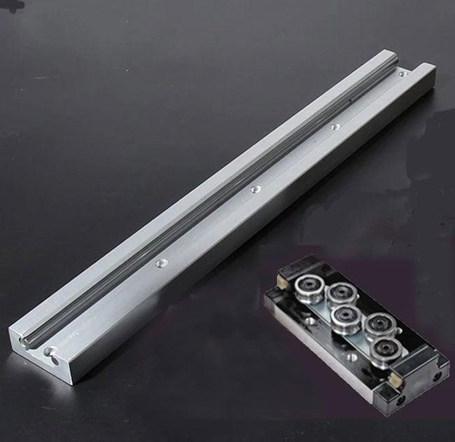 SGR15 2' feet Compact Linear Motion Guide Rail 2 Feet Long + SGB15UU-5 Bearing Block - fast shipping 🇺🇸