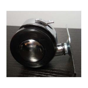 2" Silver Twin Caster Wheel - Steel 4-Hole Plate - fast shipping 🇺🇸