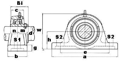 SL205-16 1 FYH Pillow Block Bearing Mounted Bearing - fast shipping 🇺🇸