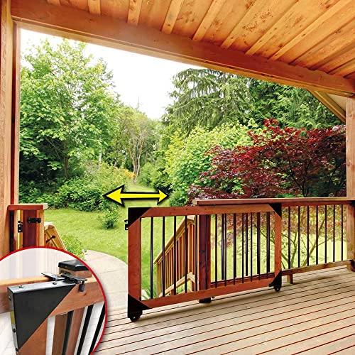 Sliding Gate Hardware Kit Black - fast shipping 🇺🇸