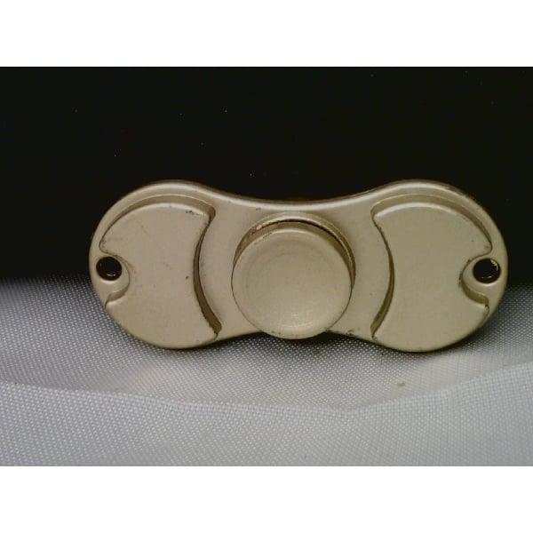 Small Brass color Aluminum Dual Fidget Hand Spinner Toy 42Q - fast shipping 🇺🇸