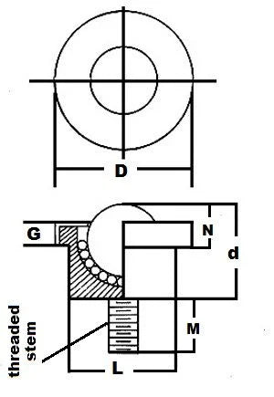 SMBT-5/8 CS/SS Solid Machined Ball Transfer Unit 5/8 Main Bearing - fast shipping 🇺🇸