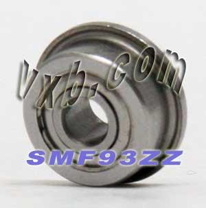 SMF93ZZ 3x9x4 Flanged Bearing Shielded Stainless Steel Bearing - fast shipping 🇺🇸