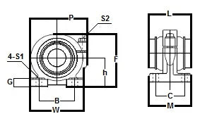 SMP60GUU NB 60mm Pillow Block Unit Motion Linear Bearing - fast shipping 🇺🇸