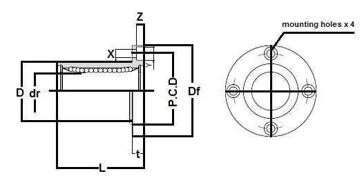 SMSF13GUU 13mm Slide Bush Bushings Miniature Motion Linear Bearing - fast shipping 🇺🇸