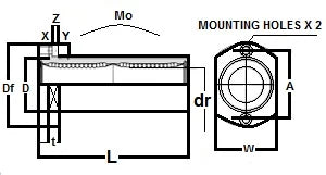 SMST13WUUE NB 13mm Slide Bush Bushings Miniature Motion Linear Bearing - fast shipping 🇺🇸