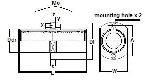 SMSTC8UU NB 8mm Slide Bush Bushings Miniature Motion Linear Bearing - fast shipping 🇺🇸
