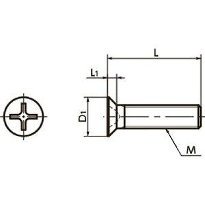 SNFS-M6-16-SD-NBK Cross Recessed Flat Head 16mm Screws-Made in Japan- Pack of 20 - fast shipping 🇺🇸