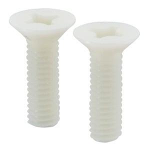 SPA-M3-15-F-NBK Plastic Screws - Cross Recessed Flat Head Machine Screws - RENY made in Japan - fast shipping 🇺🇸