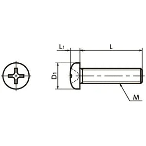 SPA-M3-4-P-NBK Plastic Screw - Cross Recessed Pan Head Machine Screws - RENY made in Japan - fast shipping 🇺🇸