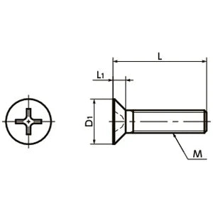 SPA-M4-8-F-NBK Plastic Screws - Cross Recessed Flat Head Machine Screws - RENY made in Japan - fast shipping 🇺🇸