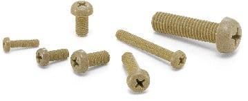 SPE-M3-8-P NBK Plastic Screws - Cross Recessed Pan Head Machine Screws - PEEK Pack of 20 Screws - Made in Japan - fast shipping 🇺🇸