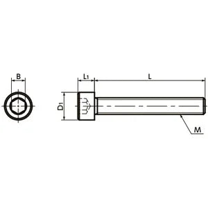 SPE-M4-100-C-FT NBK Plastic full thread screw made in Japan - fast shipping 🇺🇸