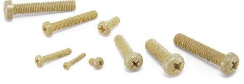 SPS-M2-12-P NBK Plastic Screw - Cross Recessed Pan Head Machine Screws - PPS Pack of 20 Screws - Made in Japan - fast shipping 🇺🇸