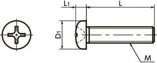 SPS-M2-12-P NBK Plastic Screw - Cross Recessed Pan Head Machine Screws - PPS Pack of 20 Screws - Made in Japan - fast shipping 🇺🇸