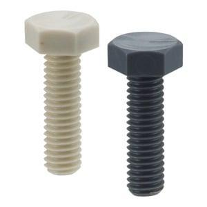 SPVC-M6-25-H-GR NBK Plastic Screw - Hex Head Screws - H-PVC Made in Japan - fast shipping 🇺🇸