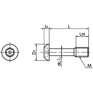 SSC-SRBS-M5-25 NBK Captive Button Head Cap Bolts - Hexalobular Socket (with Pin) Made in Japan - fast shipping 🇺🇸