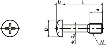 SSCPS-M4-12 NBK Cross Recessed Pan Head Captive Machine Screws One Screws NBK - Made in Japan - fast shipping 🇺🇸