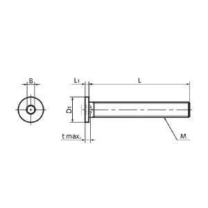 SSHS-M3-40-FT NBK Socket Head Cap Screws - Special Low Profile - Full Thread Pack of One Made in Japan - fast shipping 🇺🇸