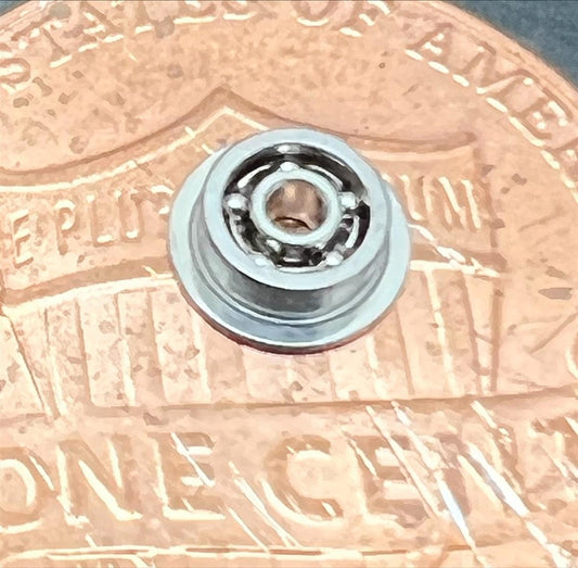 SSRIF21/2 Flanged Miniature Bearing 0.0469" x 0.1562" x 0.0625" - fast shipping 🇺🇸