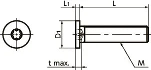 SSTS-M2-5 NBK Hexalobular Socket Head Cap Screws - Low Profile Made in Japan - fast shipping 🇺🇸