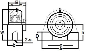 SSUCPAS202-10 Stainless Steel Tapped Base Pillow Block 5/8 Mounted Bearing - fast shipping 🇺🇸