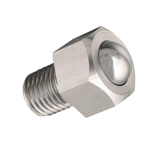 Stainless Steel Hex M20 Bolt Hexagon Head Screw Type Ball Transfer Unit for Upward Facing Applications - fast shipping 🇺🇸